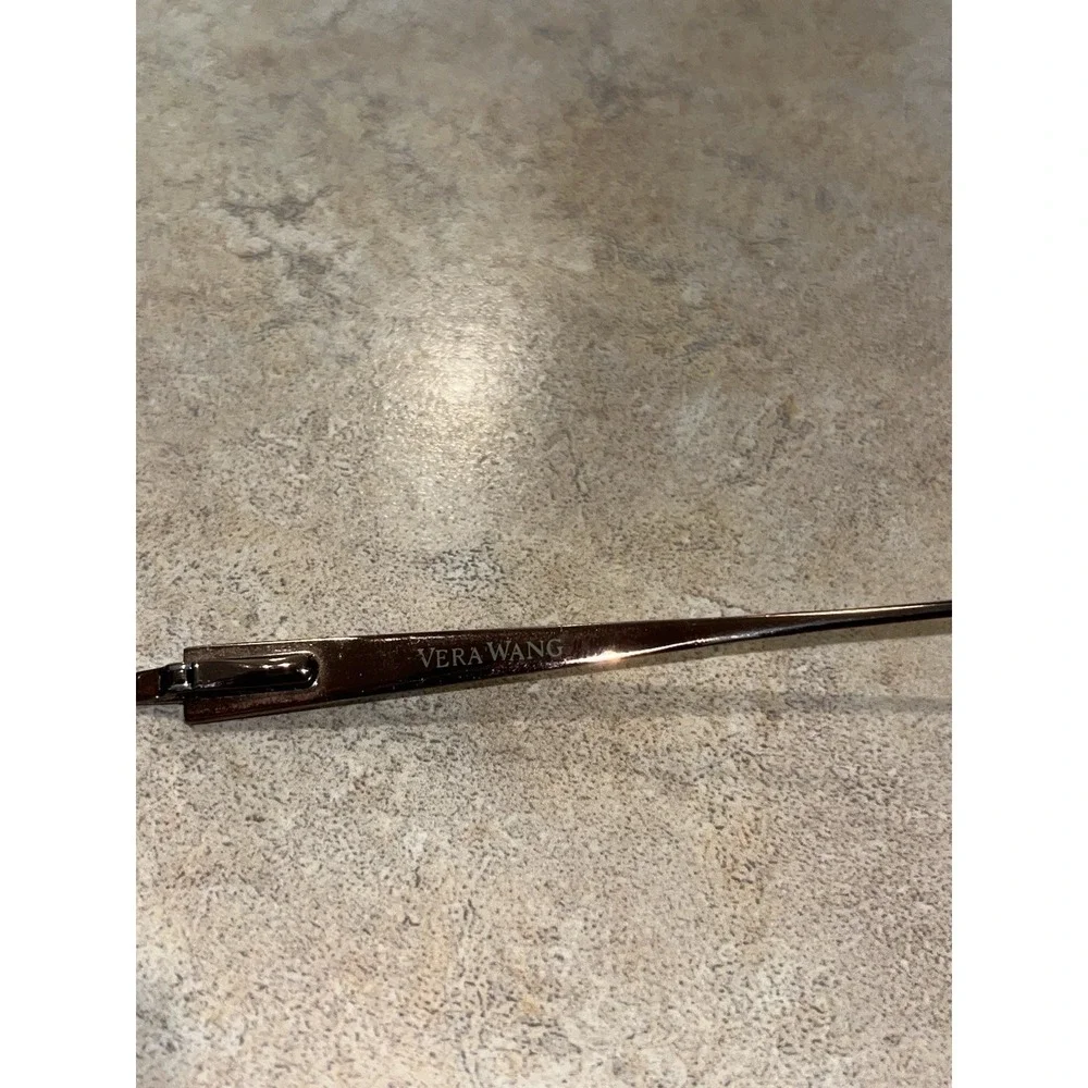 Vera Wang Capella 1 Titanium BR Brown Rimless Oval Womens Eyeglasses 50-18-133‎